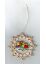 028 Baumbehang Stern mit Eisenbahn Teddy Bär Christbaum Schmuck Holz gelasert