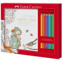 201433 Faber-Castell Ausmalset Happy Zen mit 8 Colour...