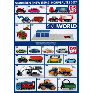 Siku 1:87 Katalog Poster 1:50 Neuheiten 2017 zum auf kleben