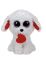 37210 TY Glubschi Honey Bun Hund mit Herz Plüsch Kuscheltier 15cm