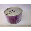 MONEY NOTES Metall Spardose 500 EURO Dose Sparbüchse