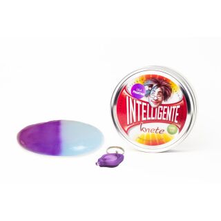 Intelligente Knete Lila Phantom inkl. Schwarzlicht Lampe Therapieknete