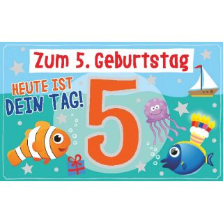 Geburtstagteelicht Geburtstag Geburtstagkarte Kerze Teelicht Zum 5. Geburtstag