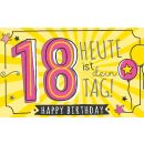Geburtstagteelicht Geburtstag Geburtstagkarte Kerze Teelicht Zum 18. Geburtstag