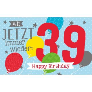 Geburtstagteelicht Geburtstag Geburtstagkarte Kerze Teelicht Zum 39. Geburtstag