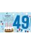Geburtstagteelicht Geburtstag Geburtstagkarte Kerze Teelicht Zum 49. Geburtstag