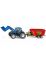 1988 Siku 1:50 New Holland mit Frontlader und Strautmann Futtermischwagen