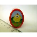 Ostern VERRÜCKTE HÜHNER rot Stempel selbstfärbend