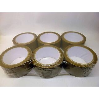 6x Packband Paketband Klebeband Verpackungsband 50 mm x 66 m