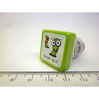 935243mg Lehrerstempel Günther der Bücherwurm Stempel Stamp Selbstfärbend mega gut grün