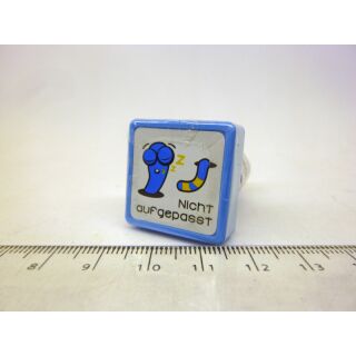 935243na Lehrerstempel Günther der Bücherwurm Stempel Stamp Selbstfärbend nicht aufgepasst Blau