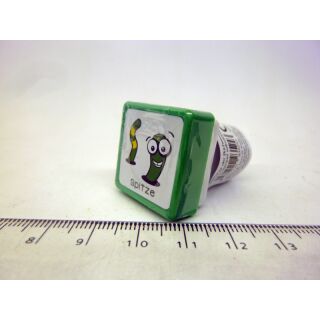 935243s Lehrerstempel Günther der Bücherwurm Stempel Stamp Selbstfärbend spitze dunkel Grün