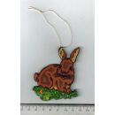 21 Osterbehang Ostern Baumbehang Osterhase Hase Holz gelasert Deko Handarbeit