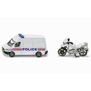1655 Siku Frankreich Polizei Set Mercedes Sprinter  BMW Motorrad