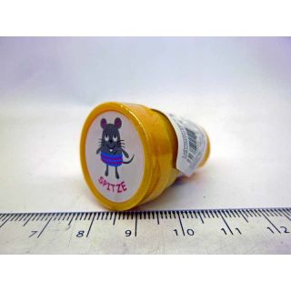 934604s Lehrerstempel Fleißtierchen Stempel Stamp Selbstfärbend spitze Maus gelb