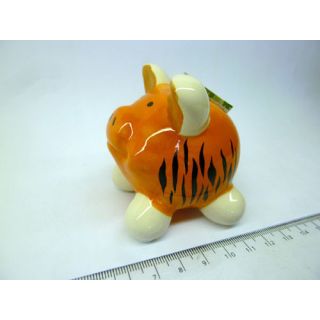 Sparschwein Swiggie Glücksschwein Tiger Spardose Sparbüchse 6cm