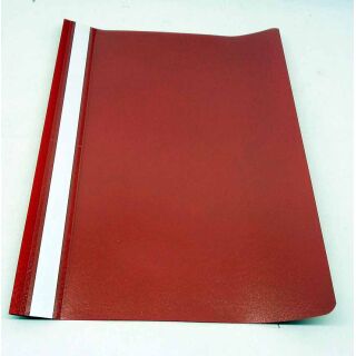 Schnellhefter DIN A4 Kunststoff PP Schulhefter Hefter  rot Schule Büro