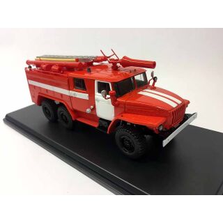 SSM1232 1:43 SSM URAL Feuerwehr AC-40 (43202) PM-102B