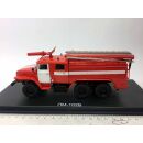 SSM1232 1:43 SSM URAL Feuerwehr AC-40 (43202) PM-102B