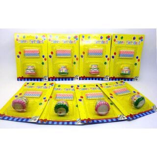 Happy Birthday Kerzen Torte Kindergeburtstag Geburtstag Trendhaus