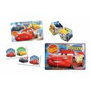13732 Clementoni Cars 3 Mini Edu Kit Puzzle Domino Würfelpuzzle