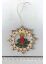 050 Baumbehang Stern Kerze Weihnachtskranz Christbaum Schmuck Holz gelasert