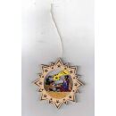 047 Baumbehang Stern mit Christi Geburt Christbaum...
