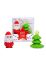 943613 Trendhaus Radierer Xmas Time 2er Set Weihnachtsmann  Weihnachtsbaum Tanne