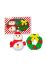 943583 Trendhaus Radierer Wintertime 2 er Set Schneemann Türkranz Kranz