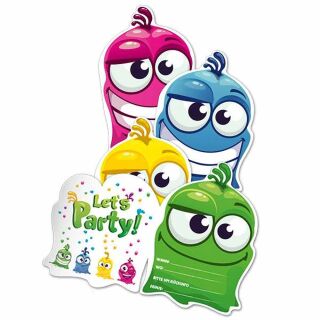 Party Einladungen SQUEEEZY Geburtstag Kindergeburtstag Geburtstageinladung SQUEEEZY