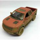 73385 Kinsmart 1:46 Ford F-150 SVT Raptor Super Crew PickUpTruck Rückziehmotor