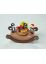 43874 MMM Holz Spieluhr Piraten Wippe aus Holz Schatzkiste Melodie Row you boat