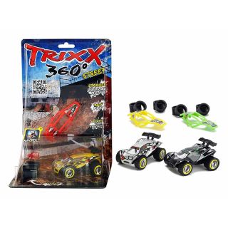 203752005 Dickie Toys TRXX03 Trixx 360 Double Ramp Street Car Stunt Auto Rampe
