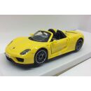 15621076Y Bburago 1:24 Porsche 918 Spyder gelb