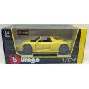 15621076Y Bburago 1:24 Porsche 918 Spyder gelb