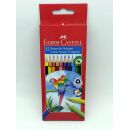 116512 Faber Castell 12 Buntstifte Dreikant Malstifte...