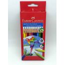 116544  Faber Castell 24 Buntstifte Dreikant Malstifte...
