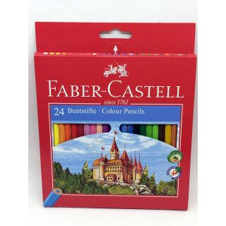 111224 Faber Castell 24 Buntstifte Malstifte Colour Pencils Stifte