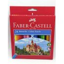 111224 Faber Castell 24 Buntstifte Malstifte Colour...
