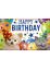 Geburtstagteelicht Geburtstag Geburtstagkarte Kerze Happy Birthday Hund/Katze