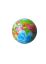 Relax Ball Globus Weltkugel 63mm Stressball Knautschball Antistressball