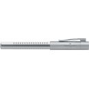 140900 Faber Castell Füller Grip 2011 Füllhalter silber medium Fountain pen