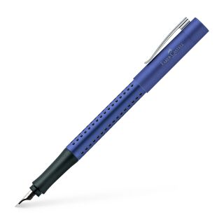 140902 Faber Castell Füller Grip 2011 Füllhalter blau medium Fountain pen