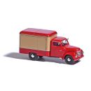 52002 Busch 1:87 Framo Barkas V901/2 Kofferwagen Rot/Beige