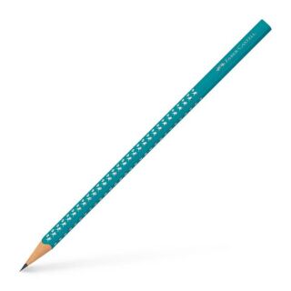 118266 Faber Castell Bleistift Sparkle türkis glitzert Härtegrad B