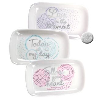 Trendhaus NOW IS YOUR TIME Deko-Keramikschale Schale Schmuck Keramik