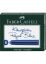 185506 Faber Castell Tintenpatronen Königsblau 6 stk ink cartridges