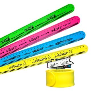 945518 Trendhaus WHAT EVER!? Snap It-Lineal 30 cm Armband Schule