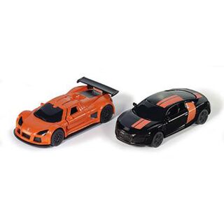6310 Siku 1:50 Black & Orange Special Edition Audi R8 Gumpert Apollo