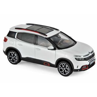 155560 Norev 1:43 Citroen C5 Aircross 2018 Pearl White Red deco